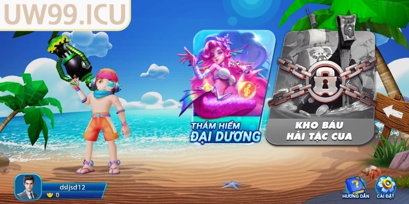 Bí kíp chơi bắn cá Bá Chủ Đại Dương 3D UW99