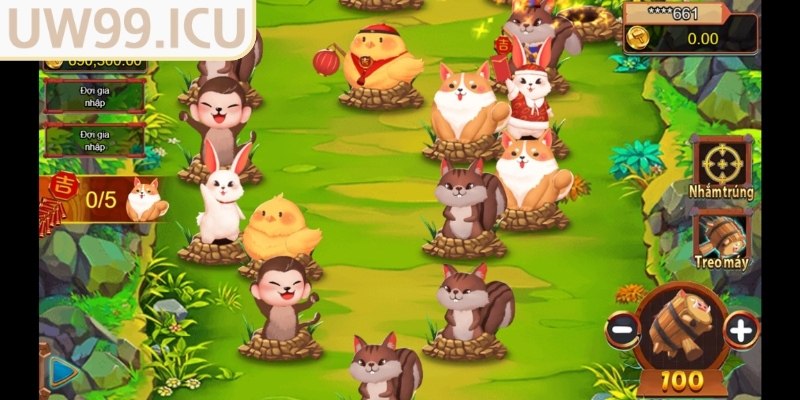 Tận dụng thời điểm khi chơi Gõ Búa Phát Tài UW99