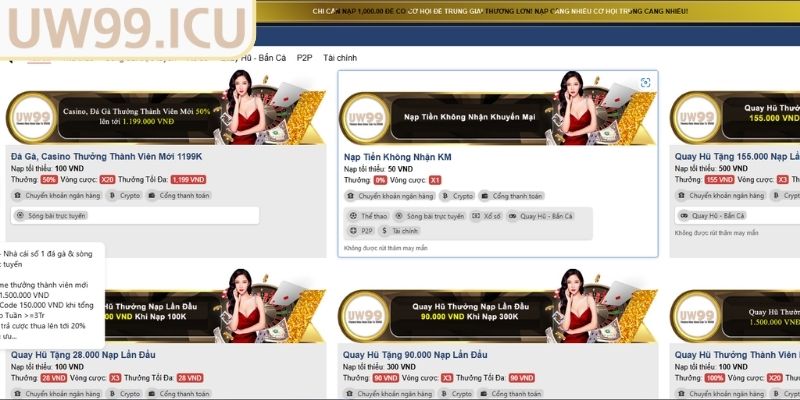 Khuyến Mãi UW99 - Cập Nhật Ưu Đãi Mới Nhất Và Cách Tham Gia 3 Hướng dẫn cách tham gia khuyến mãi UW99 hấp dẫn